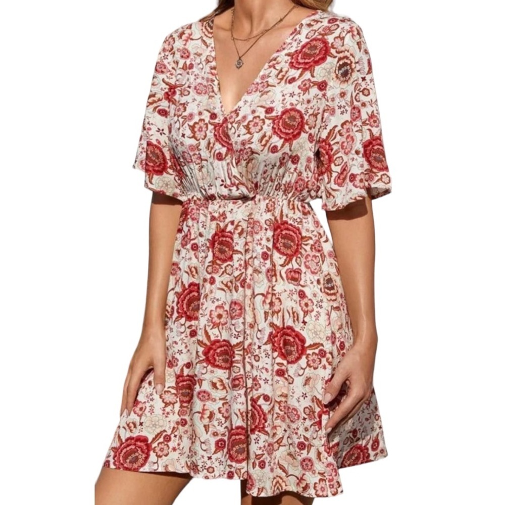 SHEIN Floral Mini Dress - XS